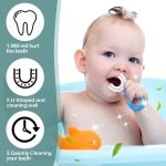U-Shaped Silicone Toothbrush for Kids & Babies | 360° Full Mouth Cleaning | Soft & Gentle | Ages 2–6 Years | Multicolor | Pack of 2 | Heart Design - Image 4