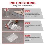 Super Strong Adhesive Waterproof Permanent Repair Aluminum Butyl Tape Rubber Foil Suitable for Roof Leak, surface Crack, Window Sill Gap, Boat Sealing, Home Renovation (5CM) Pack of 1 - Image 6