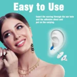 Nivrutti Ear Lobe Support Patch | Strong Invisible Ear Lobe Tape for Heavy Earrings | Transparent Ear Piercing Protection Patch | 30 Count (Pack of 1) - Image 7