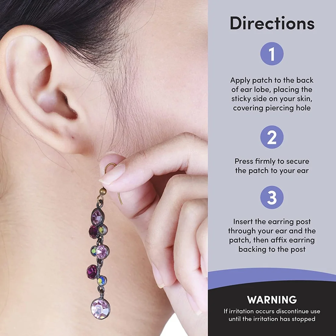 Heavy Earrings Support Tape