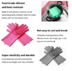 Heat Resistant Silicone Dishwashing Gloves