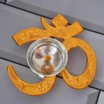 Om Diya Gift Set – Nivrutti Premium Brass Om Diya with Velvet Gift Box for Diwali