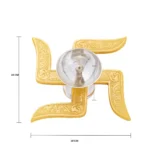Nivrutti Premium Swastik Diya with Elegant Velvet Gift Box