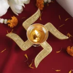 Premium Swastik Diya Decorative Gift Box by Nivrutti