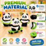 Nivrutti skateboard panda toy for kids