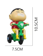 Shinchan red moving cycle toy