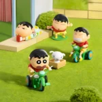 Shinchan Shiro pull string toy Housekaart