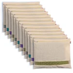 NIVRUTTI Premium Cotton Saree Covers Pack of 12 for organized wardrobe storage